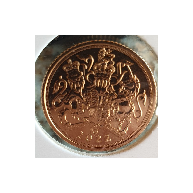 Reino Unido 1/2  Libra 2022 (ouro
