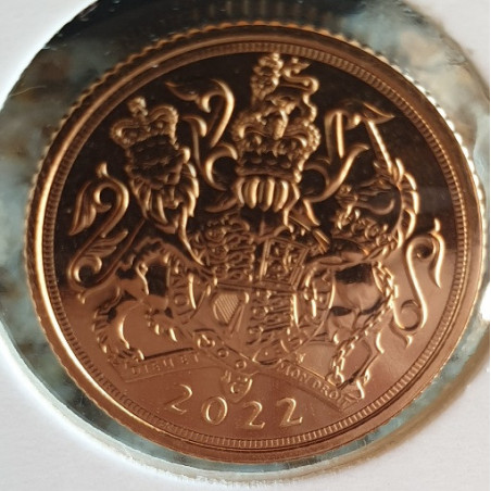 Reino Unido 1/2  Libra 2022 (ouro