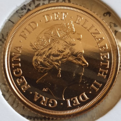 Reino Unido 1/2  Libra 2022 (ouro