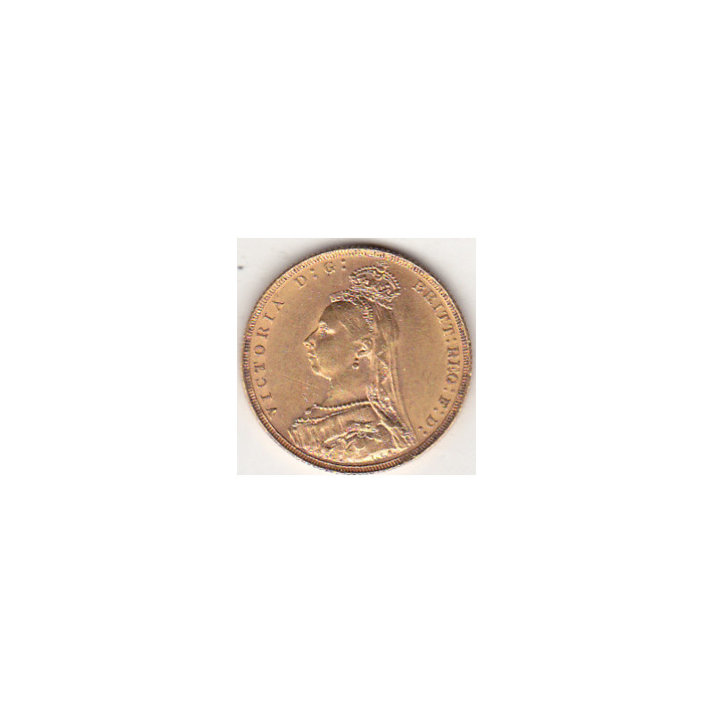 Reino Unido Libra 1888 Victoria (Coroada)(ouro