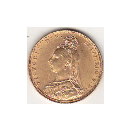 Reino Unido Libra 1888 Victoria (Coroada)(ouro