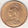 Reino Unido Libra 1888 Victoria (Coroada)(ouro