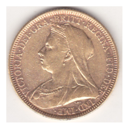 Reino Unido Libra 1893 Victoria (Viúva)(ouro