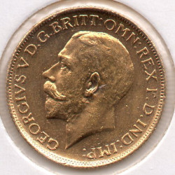 Reino Unido Libra 1911 Georgius V (ouro