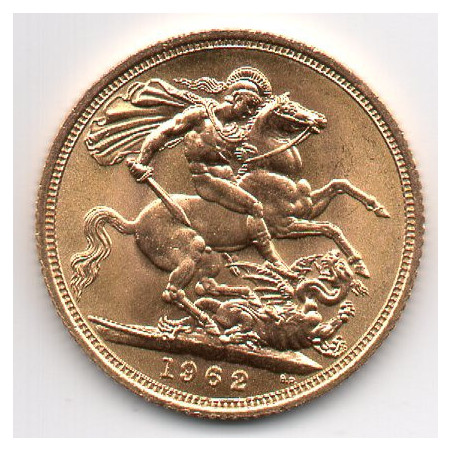Reino Unido Libra 1962 Elizabeth II (ouro