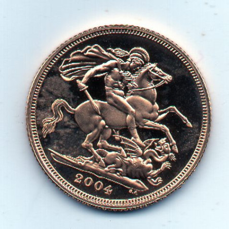 Reino Unido Libra 2004 Elizabeth II (Certificada) (ouro