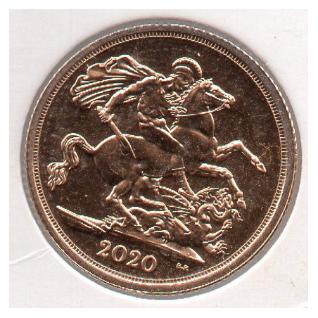 Reino Unido Libra 2020 Elizabeth II (ouro