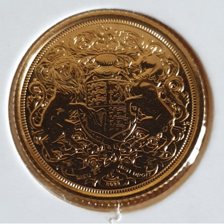 Reino Unido Libra 2022 Carlos III (ouro
