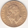 Itália 20 Lire 1864 Emanuele II Ouro