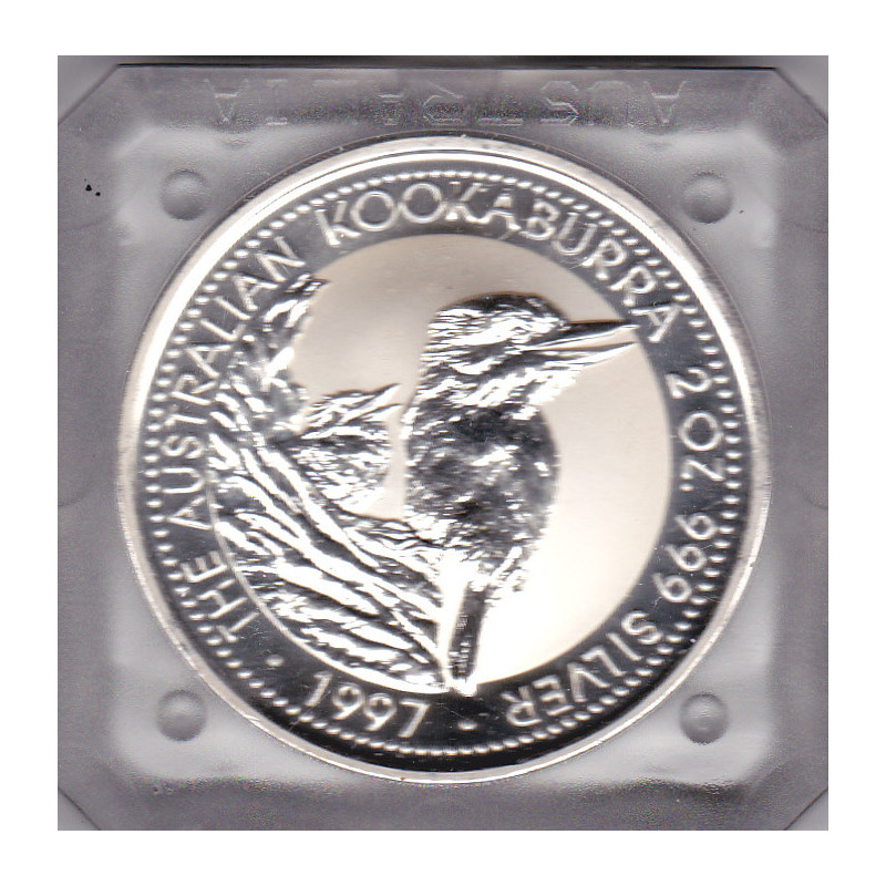 Austrália 2 Dólar 1997 Kookaburra  (2 Onça Prata)
