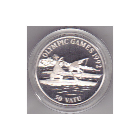 Vanuatu 50 Vatu 1992 WM Los Angeles (prata)