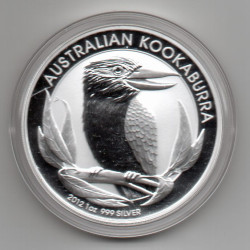 Austrália 1 Dólar 2012 Kookaburra  (Onça Prata)