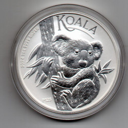 Austrália 1 Dólar 2024 Koala  Carlos III(Onça Prata)