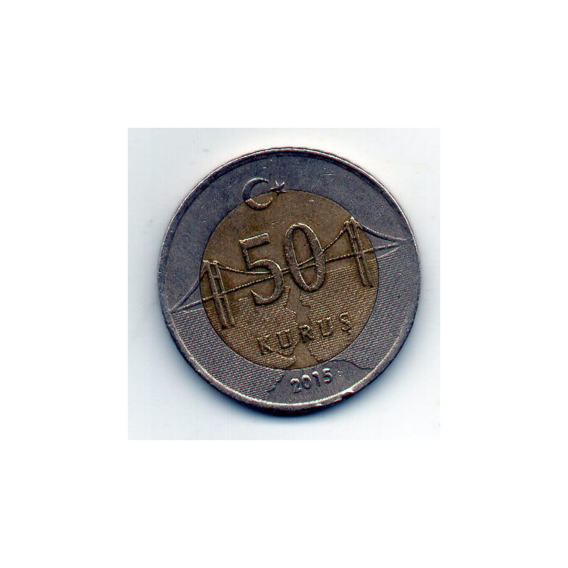 Turquia 50 Kurus 2015