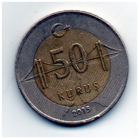 Turquia 50 Kurus 2015