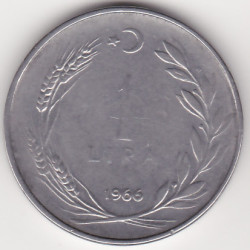 Turquia 1 Lira 1966