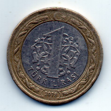Turquia 1 Lira 2018