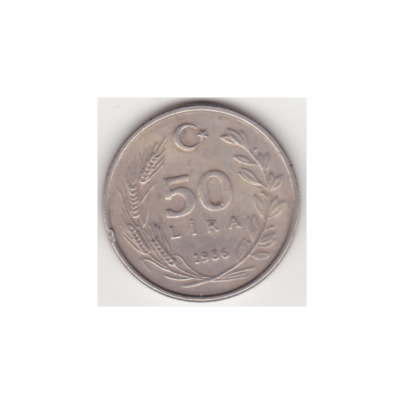 Turquia 50 Lira 1986