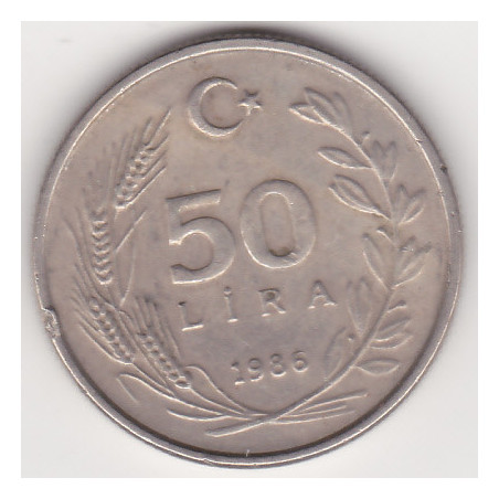 Turquia 50 Lira 1986