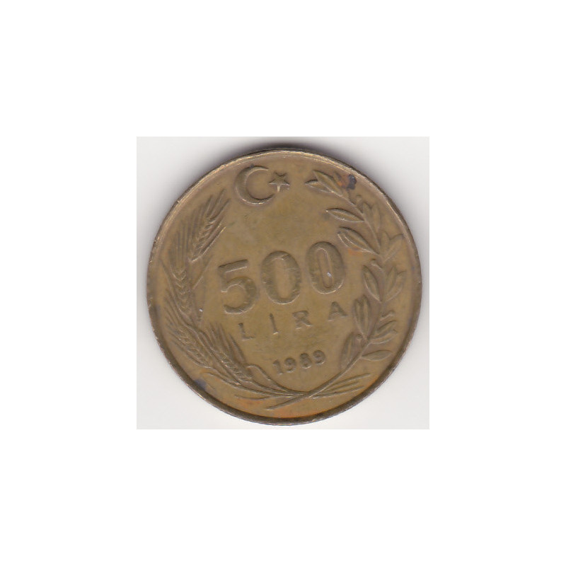 Turquia 500 Lira 1989