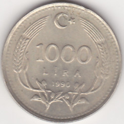 Turquia 1000 Lira 1990