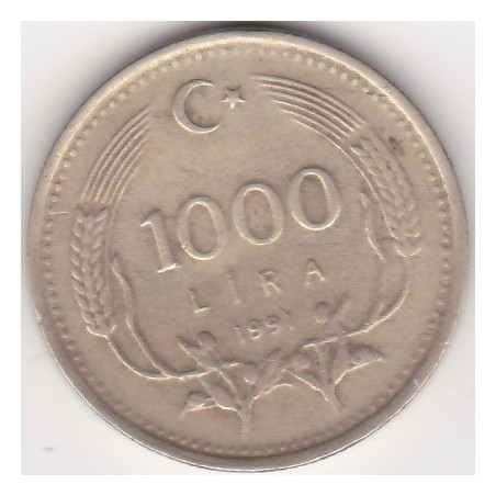 Turquia 1000 Lira 1991