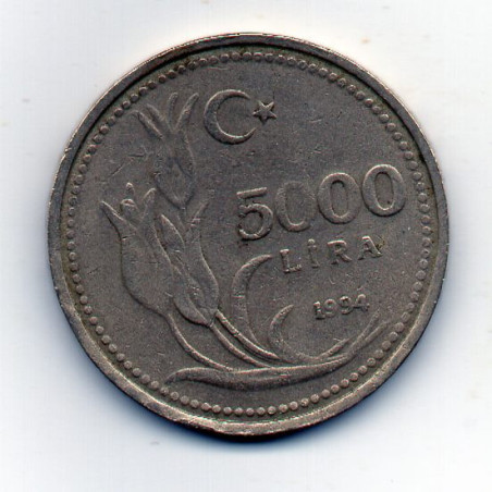 Turquia 5000 Lira 1994