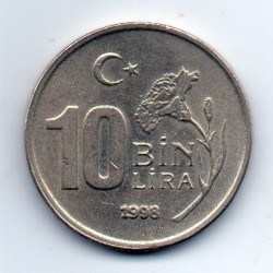 Turquia 10 Bin Lira 1998
