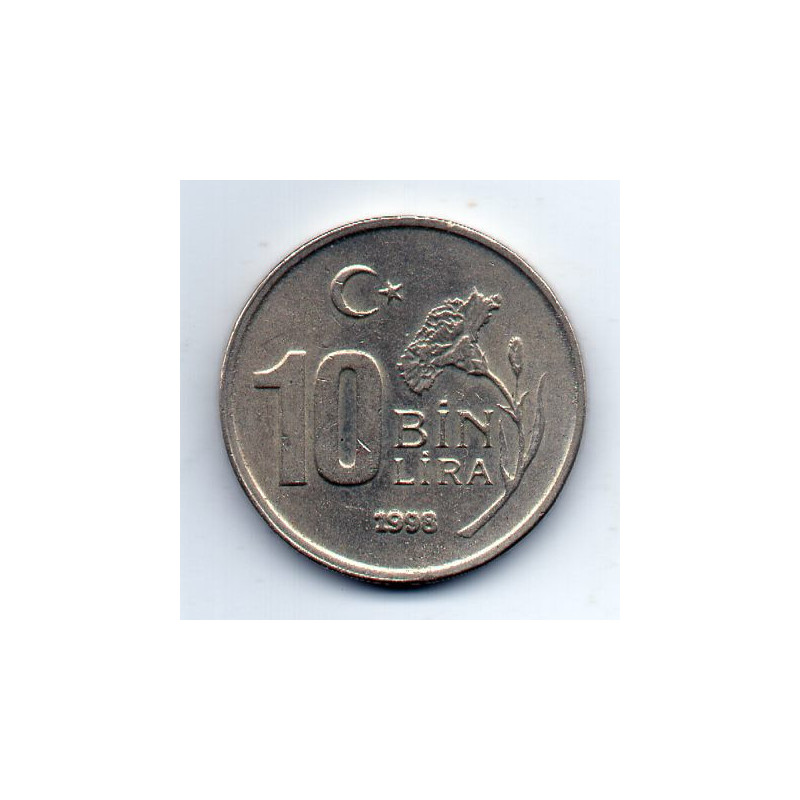 Turquia 10 Bin Lira 1998