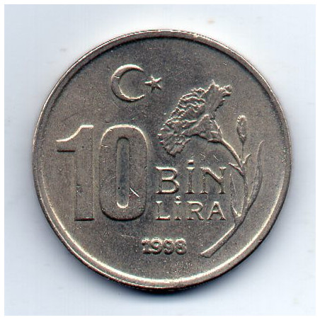 Turquia 10 Bin Lira 1998