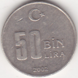 Turquia 50 Bin Lira 2002
