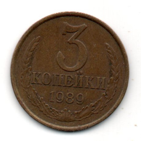 Rússia 3 Kopek 1989