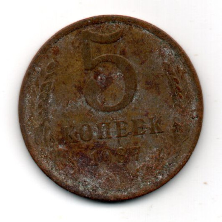 Rússia 5 Kopek 1987