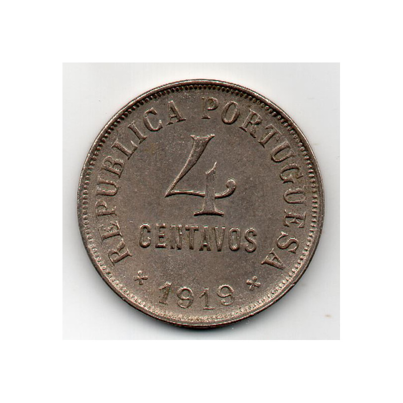 Portugal 4 Centavos 1919 MBC