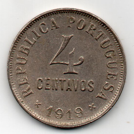 Portugal 4 Centavos 1919 MBC