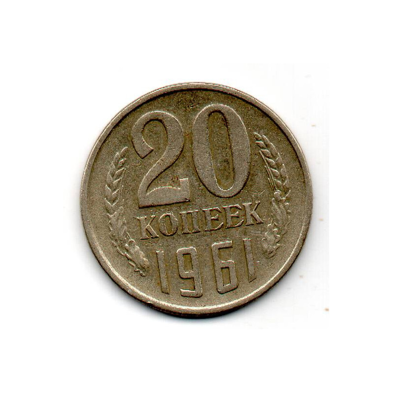Rússia 20 Kopek 1961
