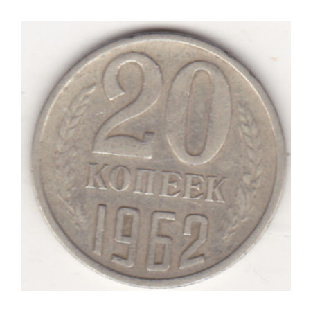 Rússia 20 Kopek 1962