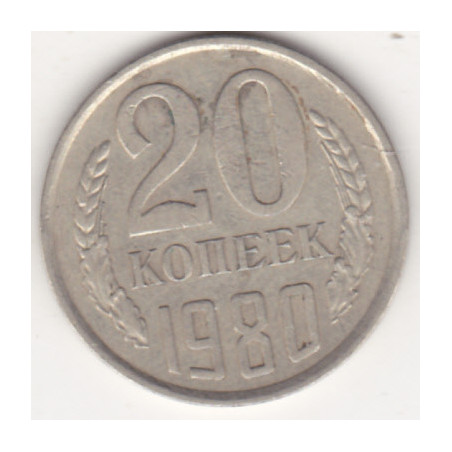 Rússia 20 Kopek 1980