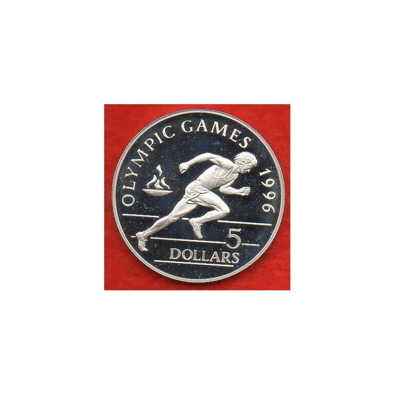 Niue 5 Dólares 1996 Jogos Olímpicos
