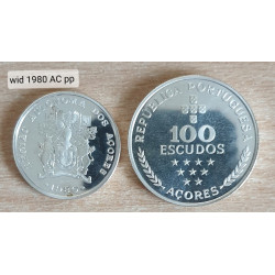 Portugal 100+25$00 1980 Região Aut dos Açores