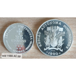 Portugal 100+25$00 1980 Região Aut dos Açores