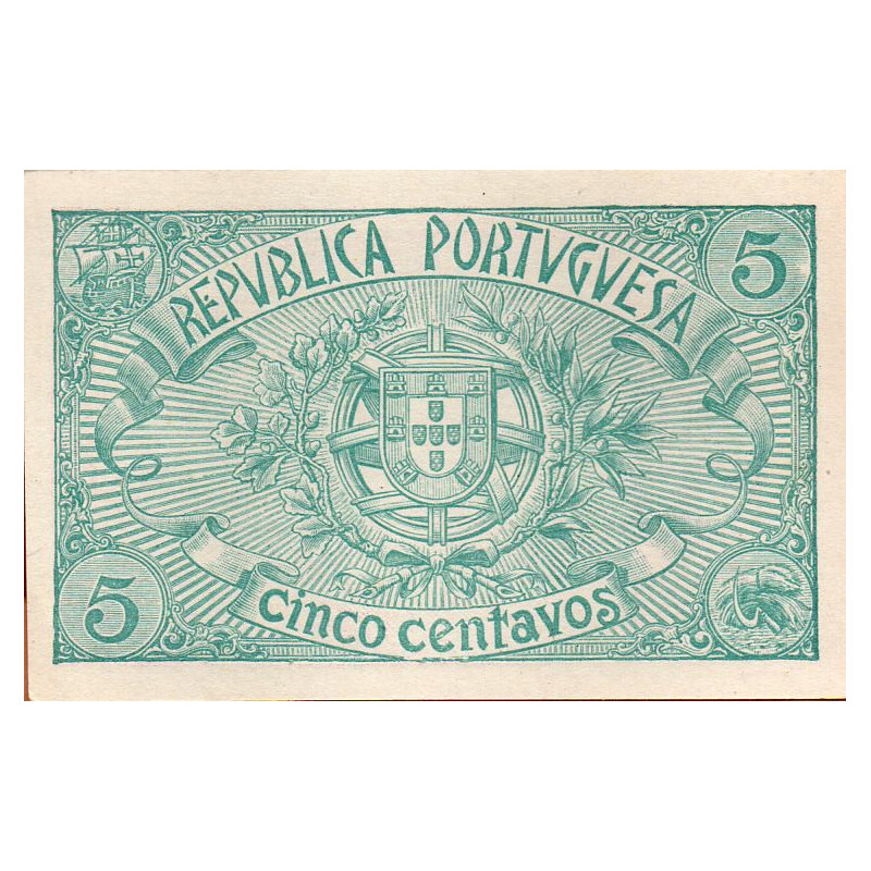 Portugal 5 Centavos 1918 CM (Bronze)