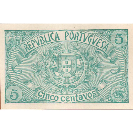 Portugal 5 Centavos 1918 CM (Bronze)
