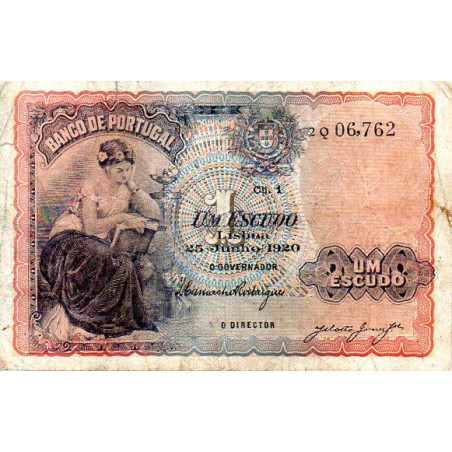 Portugal 1 Escudo 1920