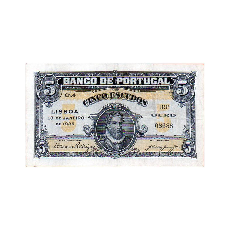 Portugal 5$00 1925 D. Álvaro Vaz de Almeida
