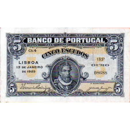 Portugal 5$00 1925 D. Álvaro Vaz de Almeida