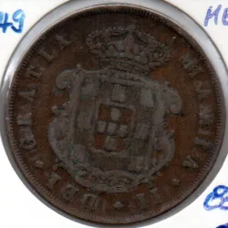 Portugal 20 Réis 1849 D....