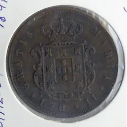 Portugal 20 Réis 1847 D. Maria II