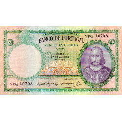 Portugal 20 Escudos 1959 D. António Luiz de Menezes