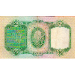 Portugal 20 Escudos 1959 D. António Luiz de Menezes